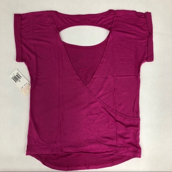 Pink Lotus cross-back tee - Picture 4 of 4